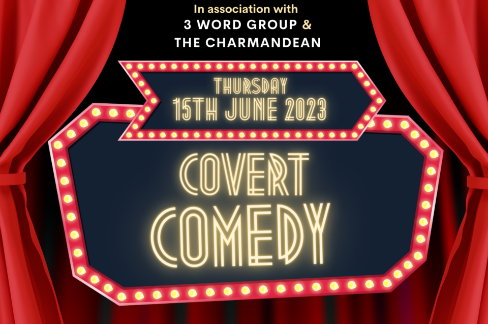 Covert Comedy promo poster
